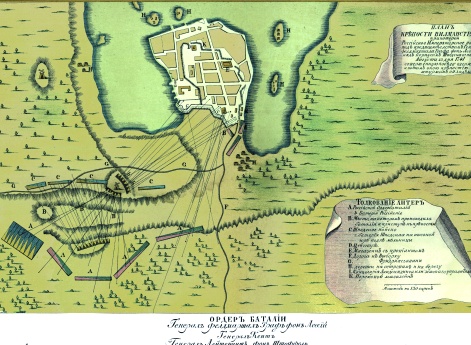 Крепость Вилманстранд  при которой 23 августа 1741 года Российское Императорское войско под предводительством Генерала фельдмаршала Графа фон Лесси одержало победу над корпусом Шведского войска