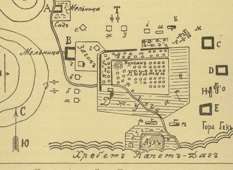 Крепость Геок-Тепе с окрестностью
