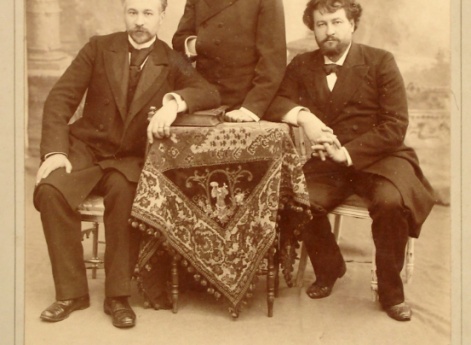 П.М.Азанчеев-Азанчеевский, С.В.Михалков и А.Н.Глебов.