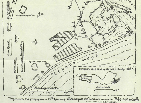 План осады и штурма Очакова 6 декабря 1788 года
