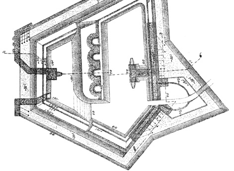 Схема форта №4