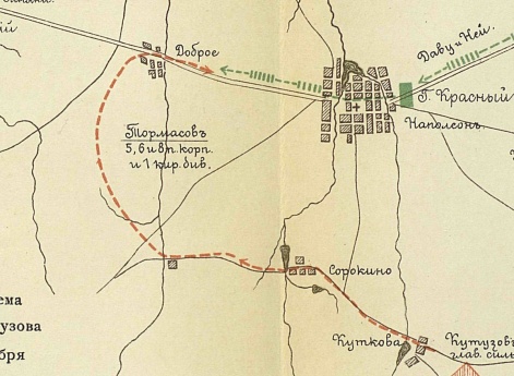 Отечественная война 1812 года. План Кутузова на 5 ноября