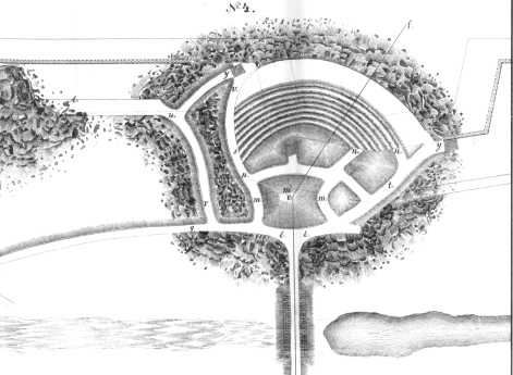 Крепость Варна. План коронования воронки II бастиона №4