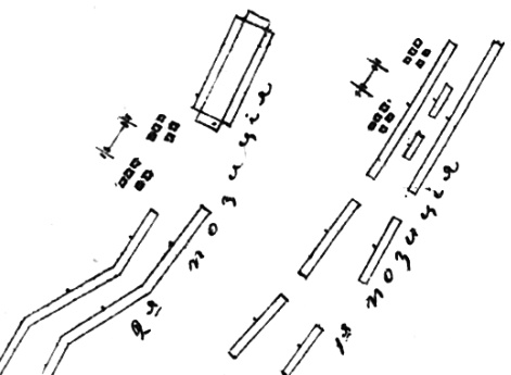 Чертежи. Тактические построения в кампанию 1769-1774 годов. №1. Хотин 19 апреля 1769 года