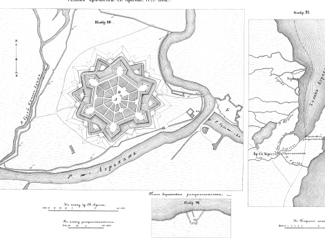 Крепость Святого Креста 1725 года