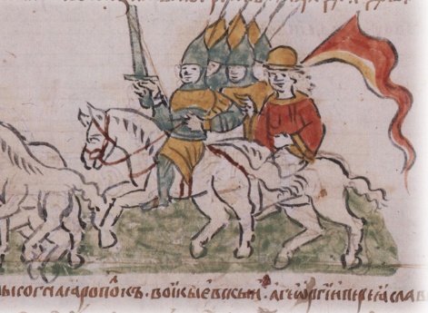 Захват черниговскими Ольговичами пленных, скота и коней под Нежатином.