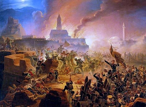 Штурм крепости Ахалцых 15 августа 1828 года.