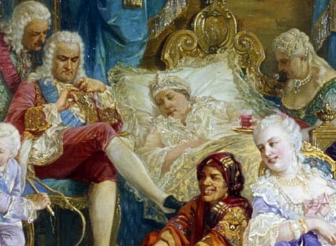 Шуты при дворе императрицы Анны Иоанновны