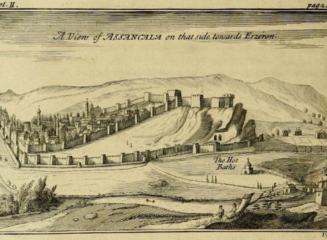 Вид Хасанкале со стороны Эрзерума. 