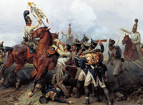 Подвиг конного полка в сражении при Аустерлице в 1805 году.