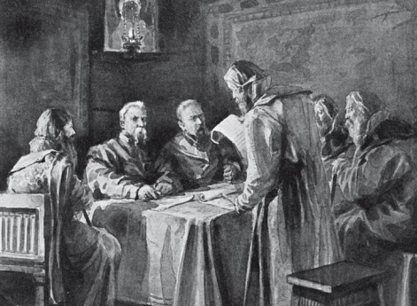 В посольской избе