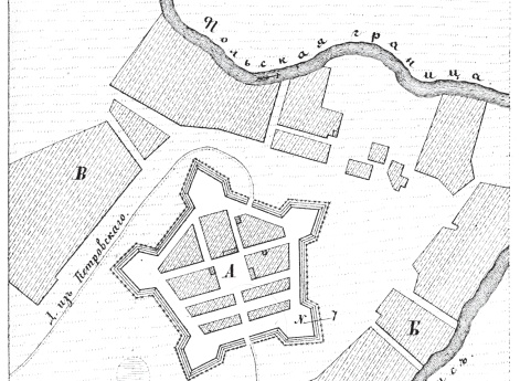 Пограничные линии. Новомиргородский шанц