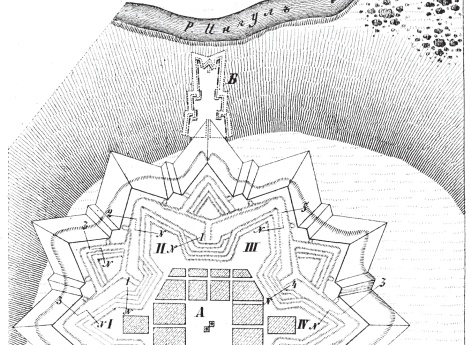 Пограничные линии. Крепость Святой Елисаветы 1762 год