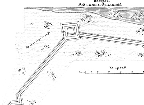 Пограничные линии. Редут Нижне-Орлянский