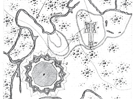 Пограничные линии. Оренбург по проекту 1735 года