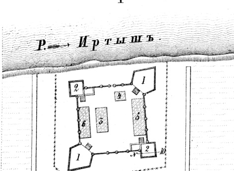 Пограничные линии. Нормальный план станциям на Иртышской линии