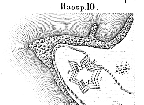 Способы укрепления. Изобр.10. Батарея на мысе Майдакуля