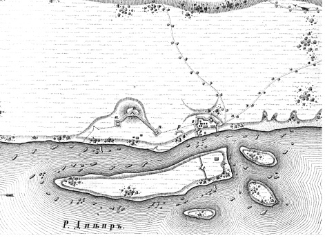 Полевые и временные укрепления. Изобр.6. Ретраншамент Малышевский, возведенный в кампанию 1738 года