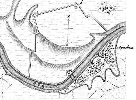 Полевые и временные укрепления. Изобр.5. Форт Святого Андрея 1737 год