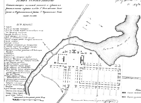 Селение Панчева составляющее полковой штаб и при нем расположение первого взвода Первого Поселенного Эскадрона и Фурштатской роты Третьего Украинского Уланского полка