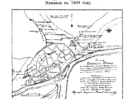 Штурм Журжи. План крепости Журжи