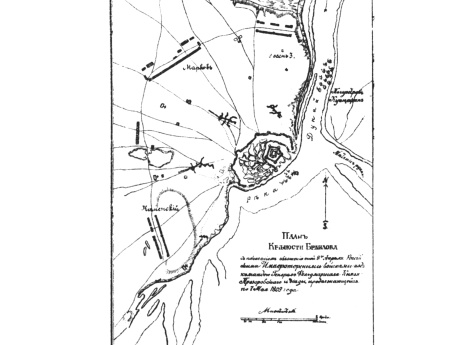 Осада Браилова (весенняя). План крепости Браилова