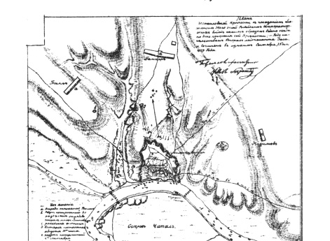 Осада Измаила. План крепости Измаил