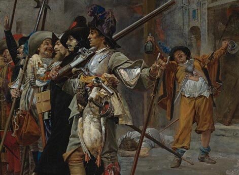 На всем захваченном пространстве армии Тилли и Валленштейна установили жесточайший режим контрибуций, конфискаций и просто грабежа.