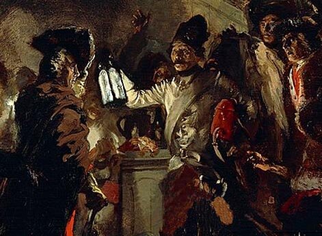 Фридрих не мог не улыбнуться, видя, что австрийский штаб попался к нему в руки таким забавным образом.