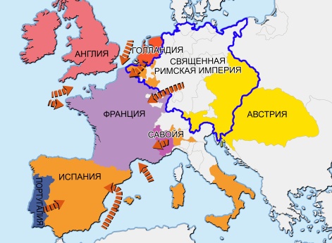 Война за испанское наследство 1701–1714 гг. Стратегический замысел союзников по антифранцузской коалиции