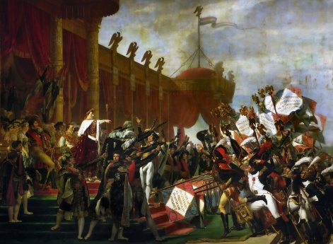 Армия приносит присягу Императору после раздачи орлов, 5 декабря 1804 г.