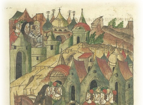 Новгородцы посылают Климента к митрополиту Киевскому и всея Руси Кириллу поставляться в епископы Новгороду.