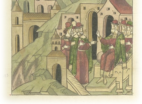 Князь Дмитрий Константинович заключает мир со своим младшим братом Борисом Константиновичем и отдает ему Городец, а сам садится в Нижнем Новгороде. Кончина Суздальского митрополита Алексия.