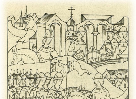 Великий князь Иван Васильевич велит князю Дмитрию Бельскому разослать за воеводами в Рязань, Угру, Серпухов и по всей окраине.