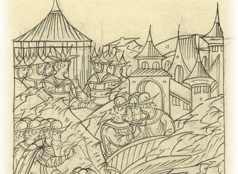 Подкоп под мост, куда казанцы ходят с водой.