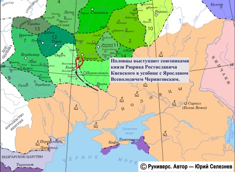 Участие половцев в усобице летом 1196 г.