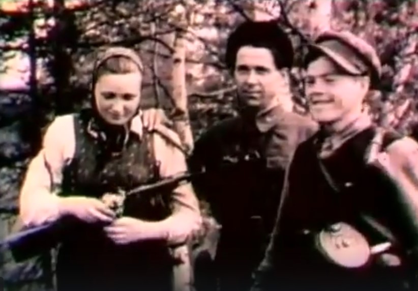 Обложка к фильму "Неизвестная война".Партизаны