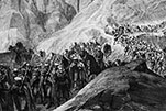 Подвиг 17-го егерского полка. Ночное отступление егерей от Аскерани к Шах Булаху 28 июня 1805 г.