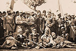 Офицеры конно-иррегулярного полка российской армии на Кавказе в 1877 г.