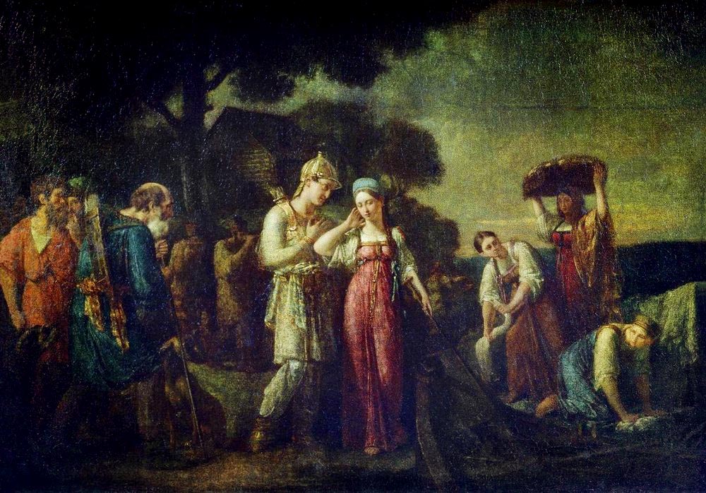 Первая встреча князя Игоря с Ольгой