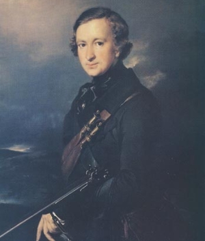 Портрет Ю. Ф. Самарина в охотничьем костюме (1846) 