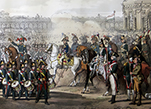 Парад Цизальпинской армии перед Бонапартом в Милане 1797 г.