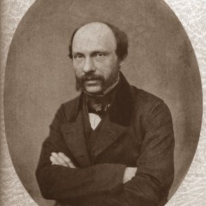 Боткин В.П. (галерея русских писателей фотографа Левицкого С.Л., 1857)