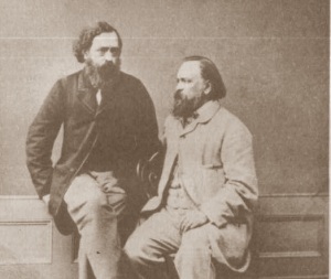 А. И. Герцен и Н. П. Огарев. Фотография братьев Майер. Лондон