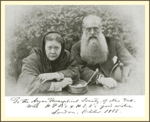 Е. П. Блаватская и Г. С. Олкотт. Лондон, октябрь 1888.