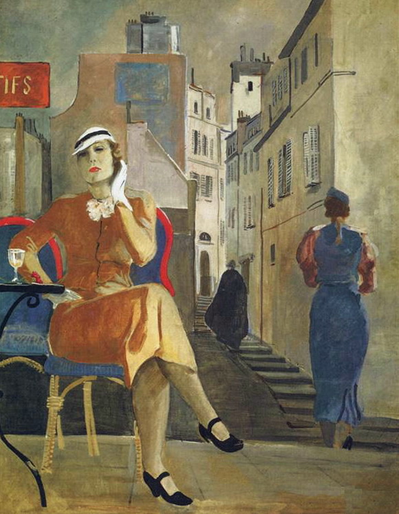 Дейнека А.А. Париж. 1935 Бумага, карандаш