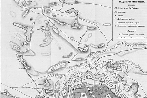 План осады крепости Торна