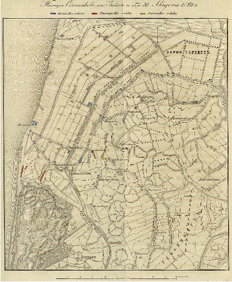 Позиция союзников на Зейпе и бой 30 августа 1799г.