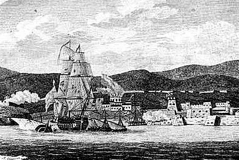 Вид крепости на острове Тенедос