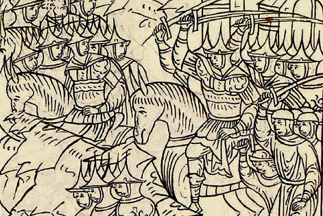 Отражение попытки крымских татар захватить Тулу, чтобы помешать походу Ивана Грозного на Казань в 1552 г.
